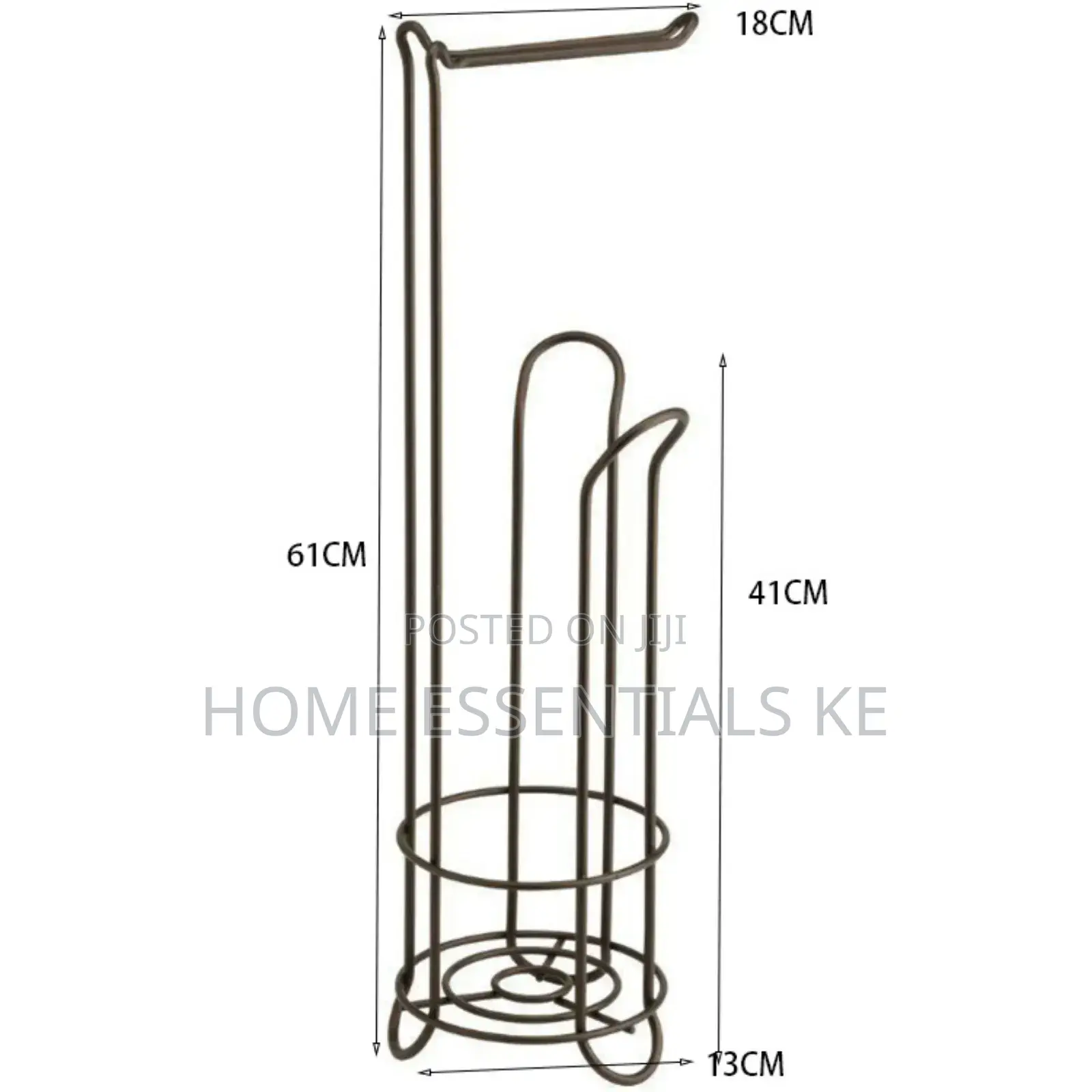 *Stainless Steel Free Standing Tissue Holder*