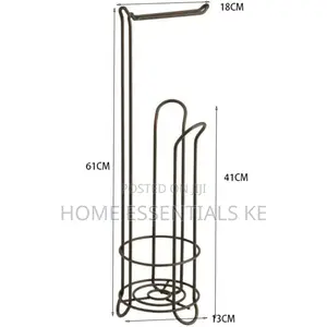 *Stainless Steel Free Standing Tissue Holder*