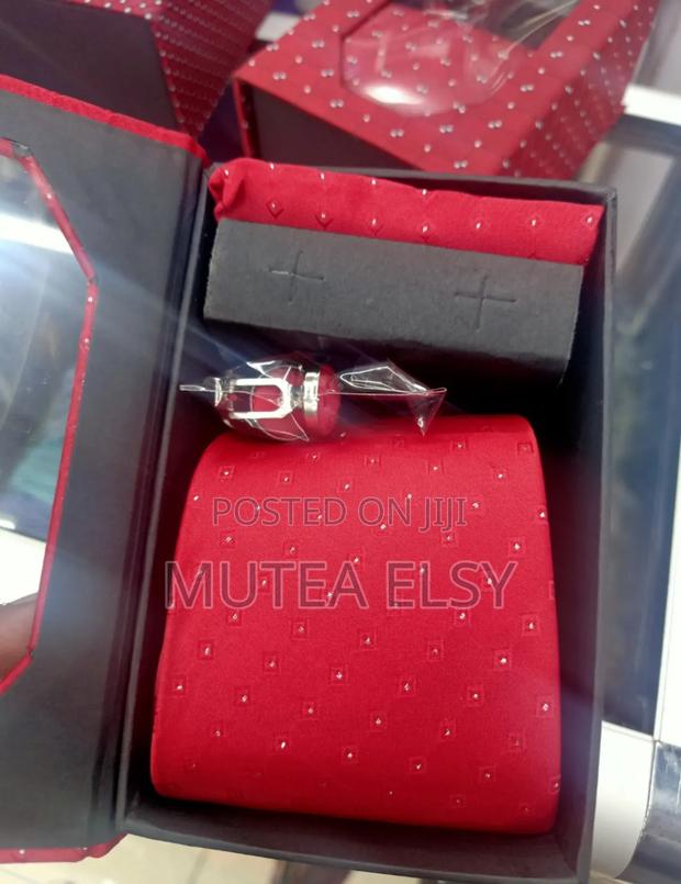 Redwine Polycadot White Geometric Tie Sets - thumbnail 5