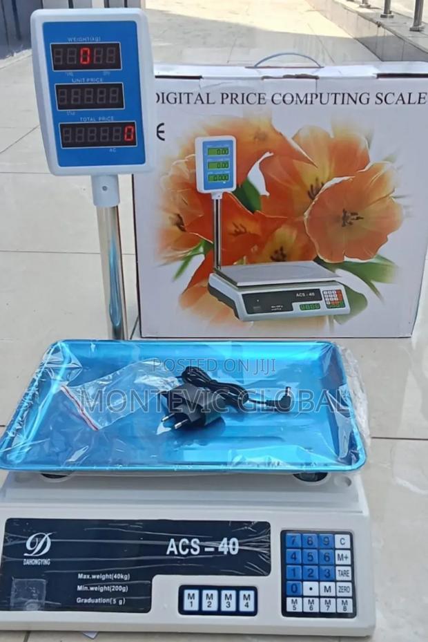 Acs-40 Digital Weighing Scale 40kgs With Pole