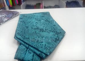 Mint Green Light Purple Vintage Ascot Ties - thumbnail 2