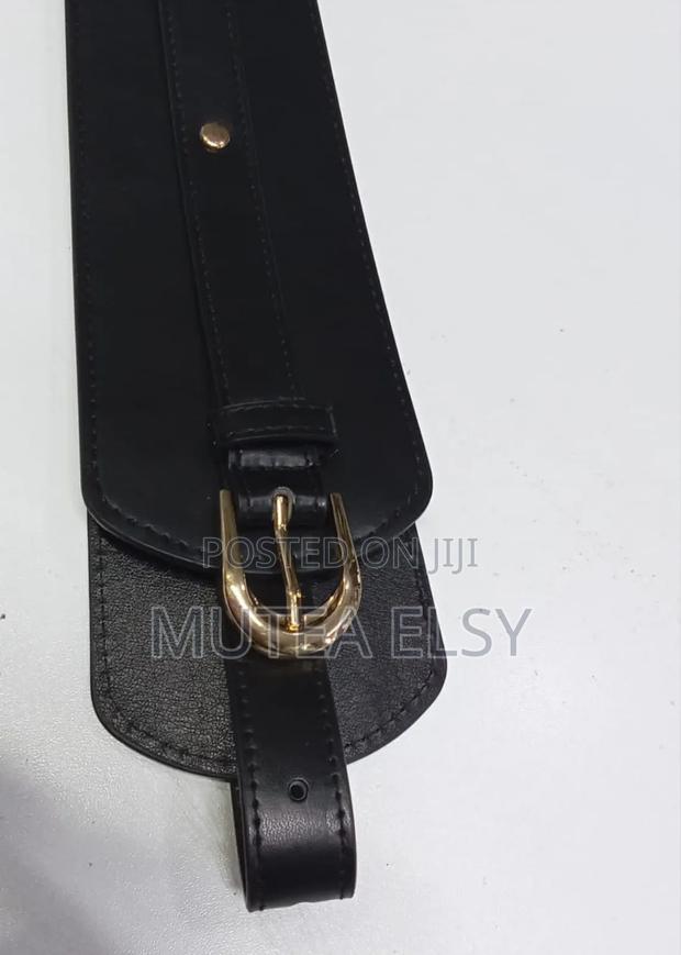 Ladies Black Elastic Belts - thumbnail 5