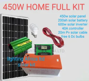450w Home Solarpex Gel Kit Complete