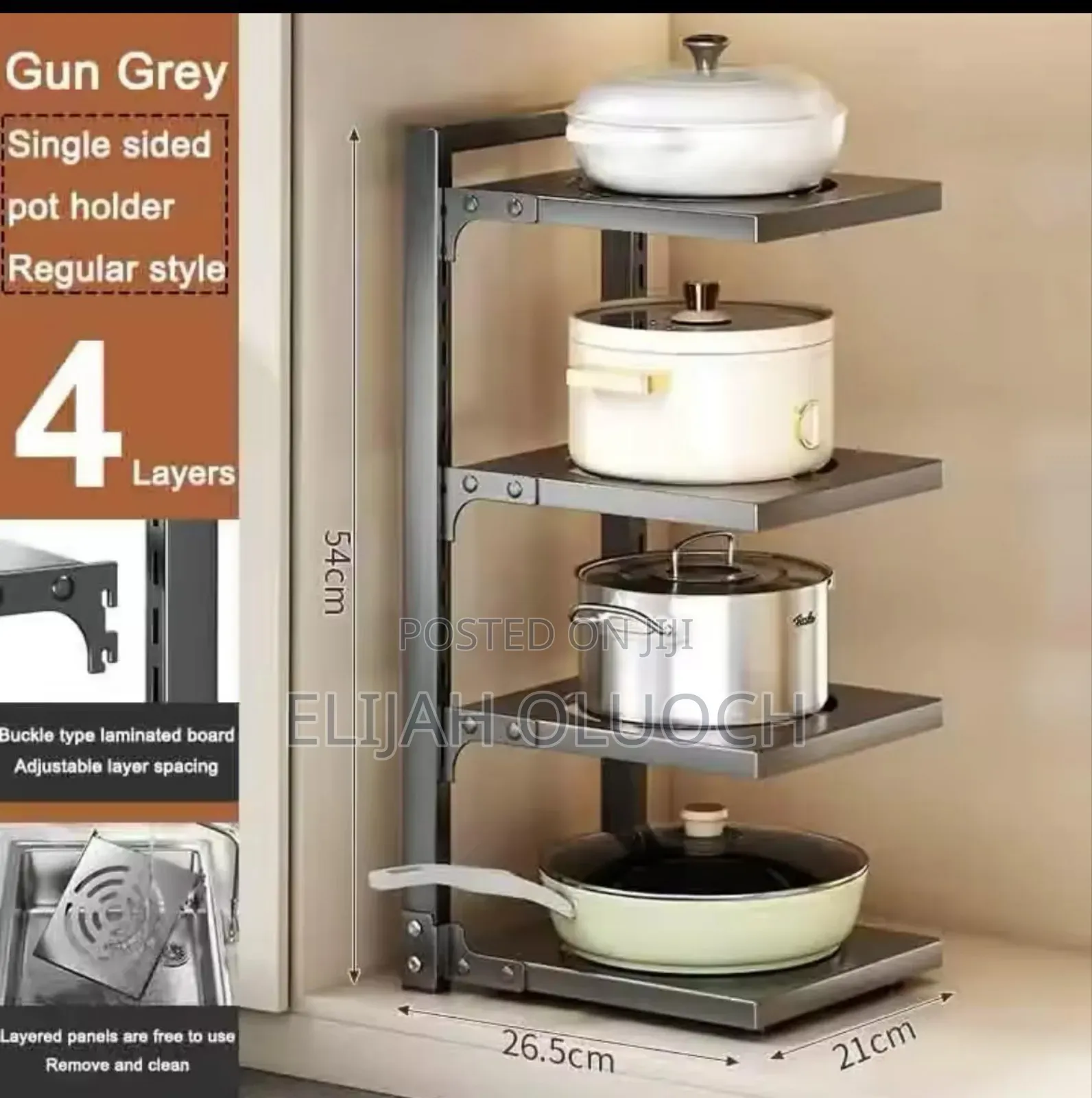 Kitchen Adjustable Storage Rack