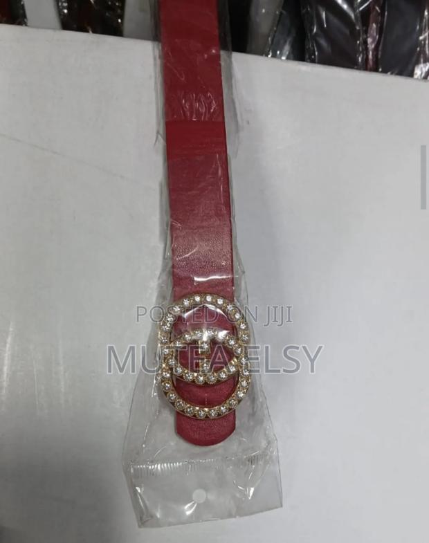 Ladies Brawn Leather Belts - main view