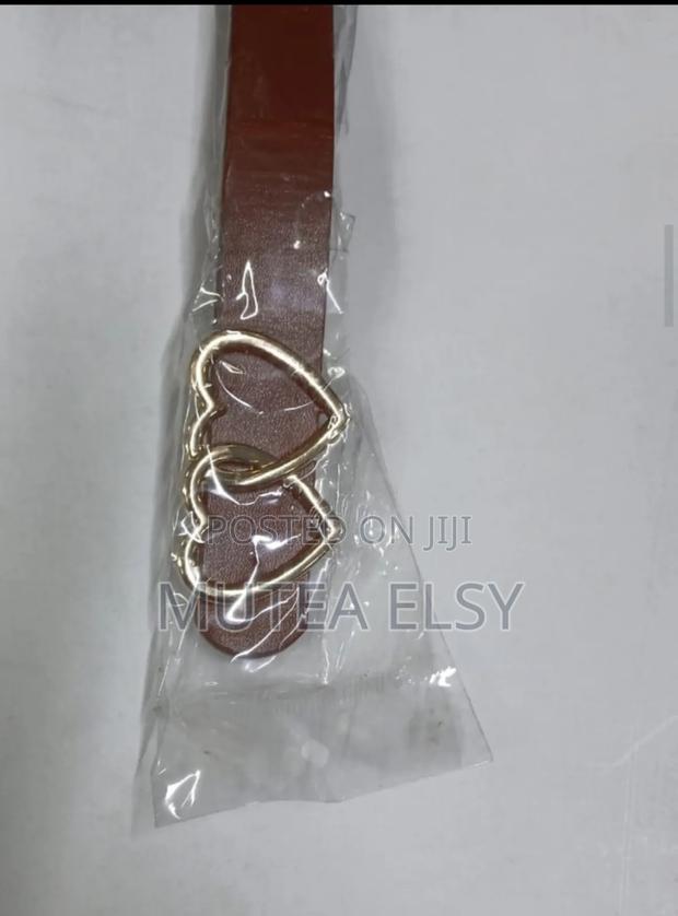 Ladies Brawn Leather Belts - thumbnail 3