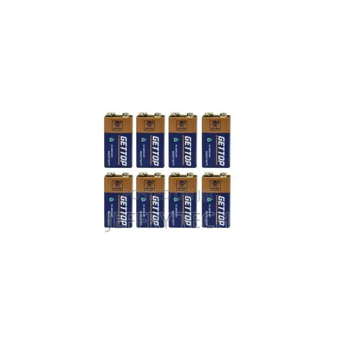 Gettop 10 Pieces 9v Battery Non Rechargeable