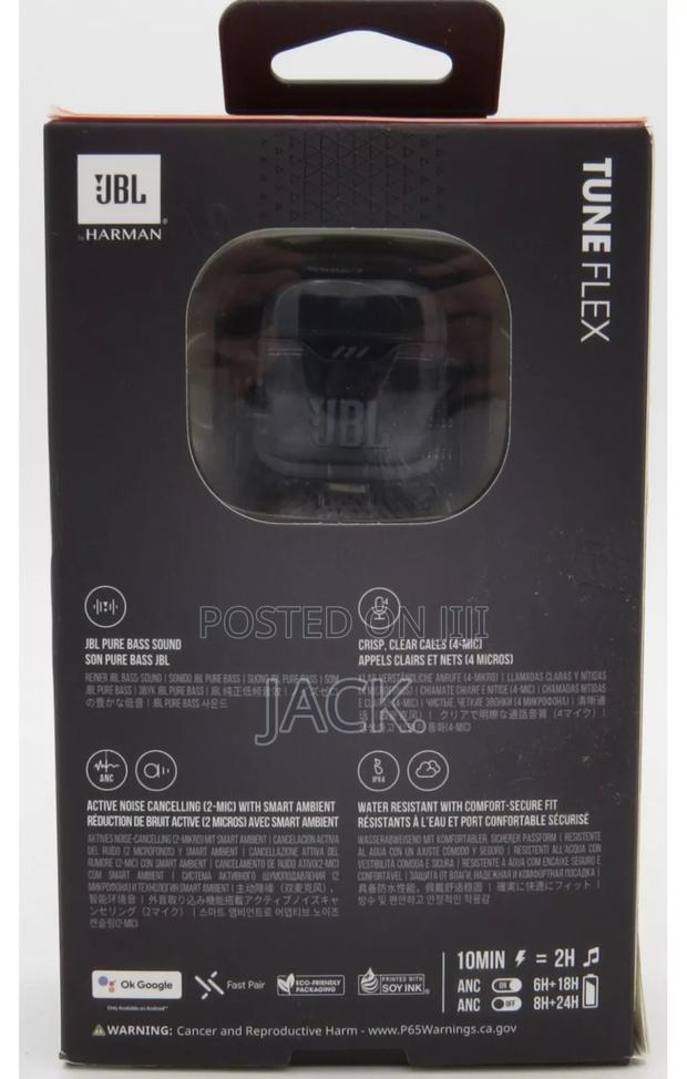 JBL Tune Flex True Wireless Earbuds - Ghost Black - thumbnail 2