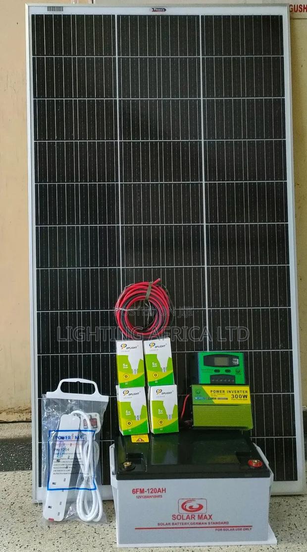 200w Solar Home Kit With 120ah Gel Battery - main view