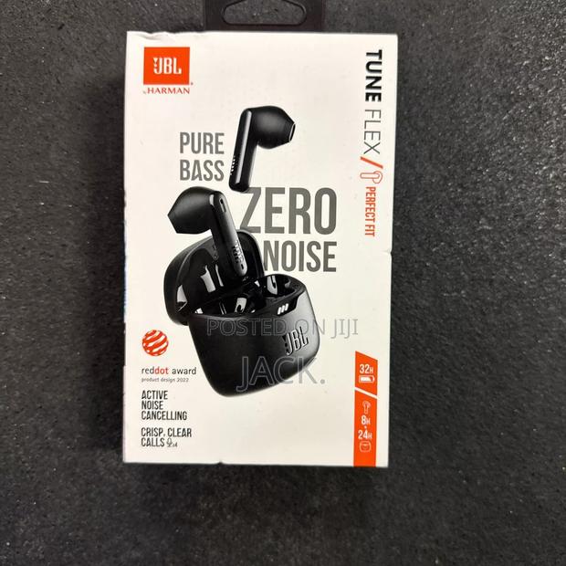 JBL Tune Flex True Wireless Earbuds - Black - main view