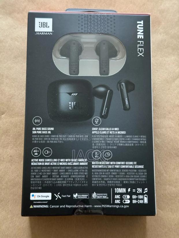 JBL Tune Flex True Wireless Earbuds - Black - thumbnail 2
