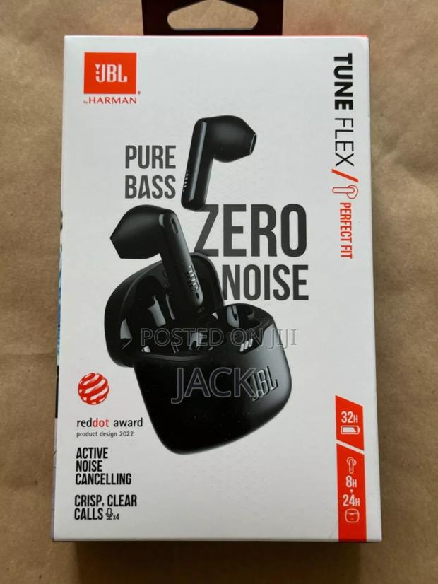 JBL Tune Flex True Wireless Earbuds - Black - thumbnail 3