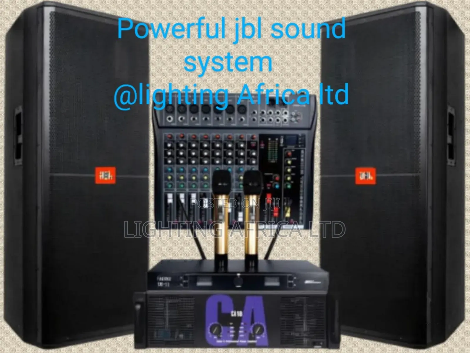 Full Range JBL Speakers + Crest Audio Ca12 Amplifier Set