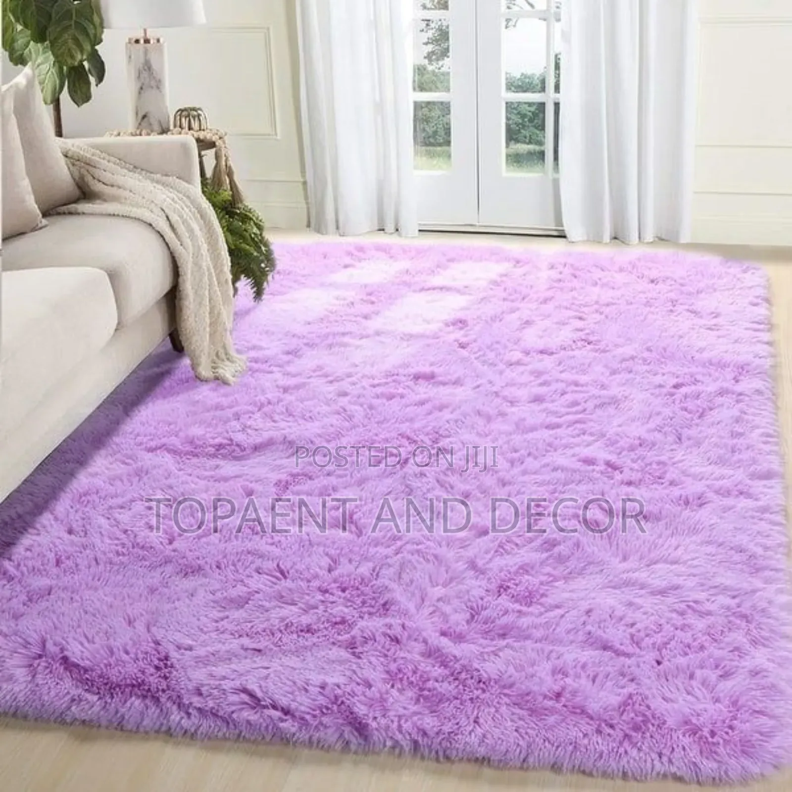 Purple Classic Fluffy Carpet
