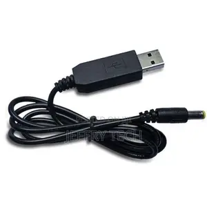 2pcs Dc 5v to 12v Usb Booster Cable Router Power Cord