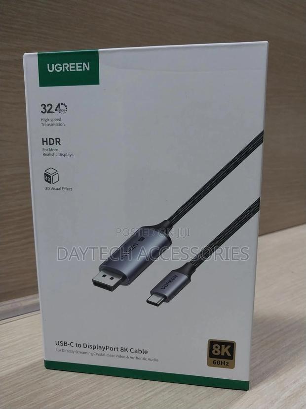Ugreen Usb-C to Display Port Cable 2m (Cm556) - thumbnail 2