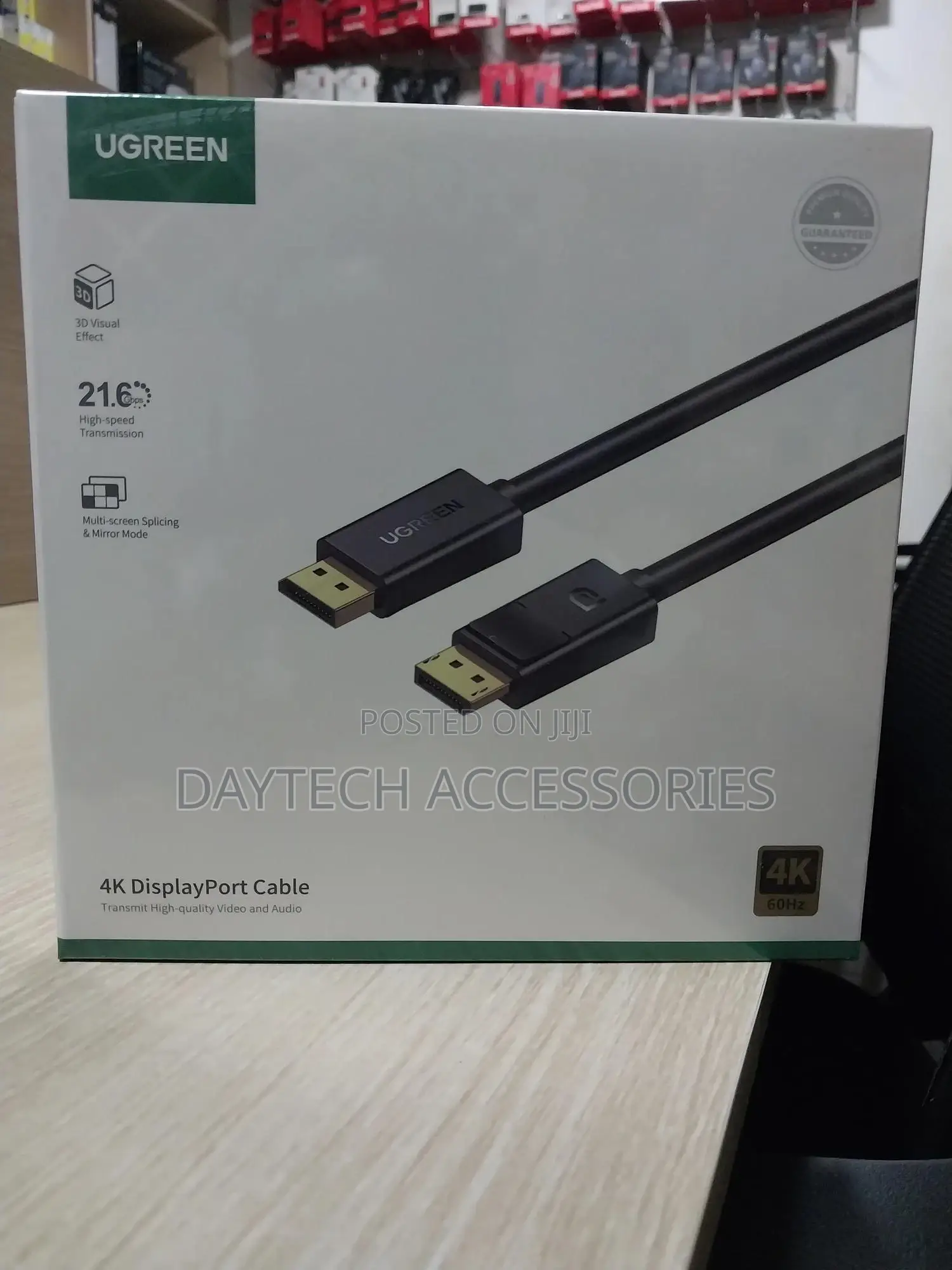 Ugreen Displayport to Hdmi Cable 6ft for HDTV Monitor/Tv