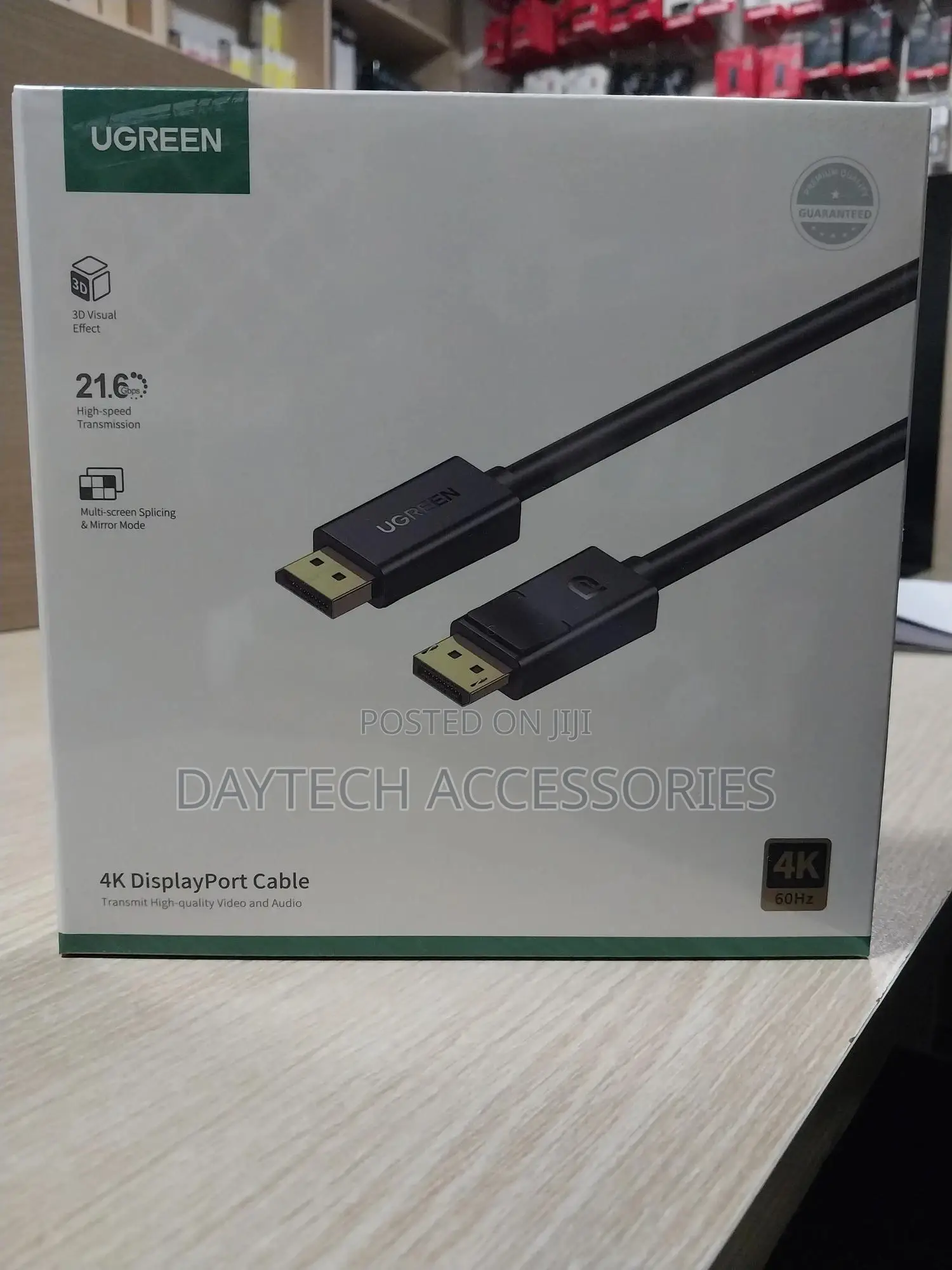 Ugreen Displayport to Hdmi Cable 6ft for HDTV Monitor/Tv