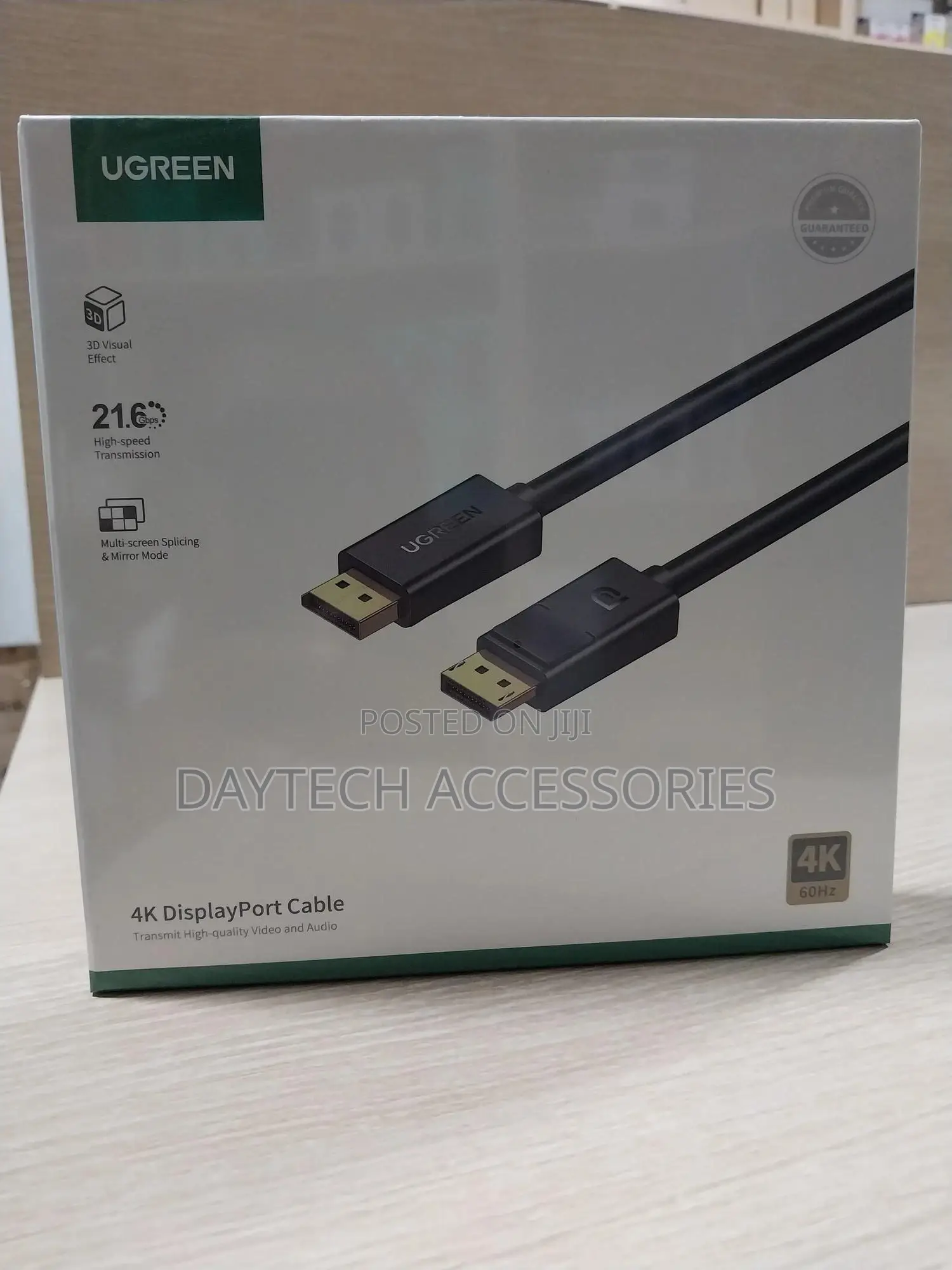 Ugreen Displayport to Hdmi Cable 6ft for HDTV Monitor/Tv