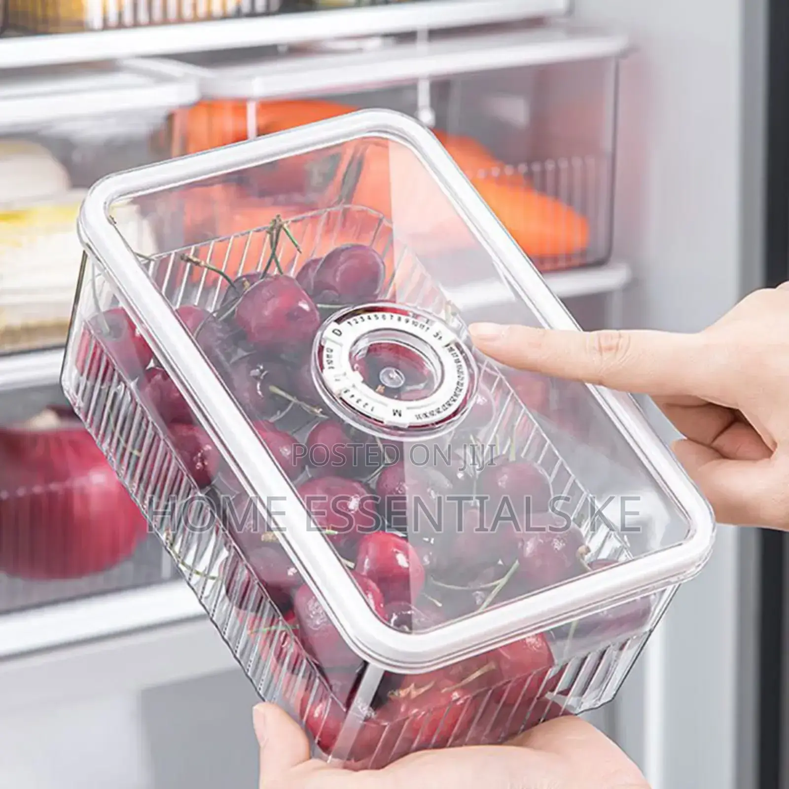 3pcs Set
Acrylic Transparent Fridge Organizer*