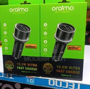 Oraimo Highway 15 15.5w Car Charger With 3-in-1 Cable