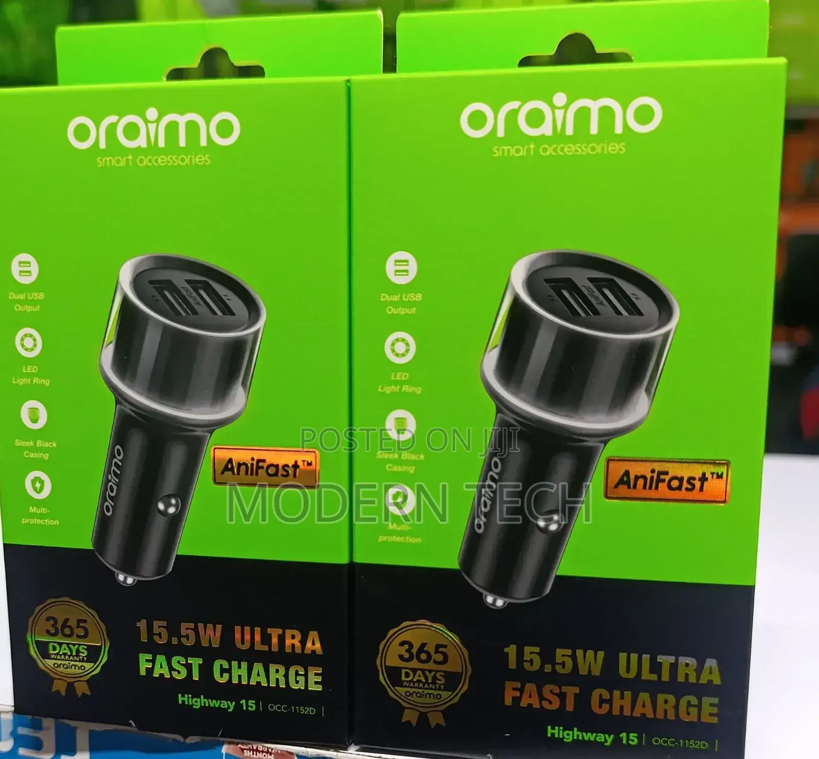 Oraimo Highway 15 15.5w Car Charger