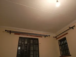 Black Local Juakali Curtain Rods