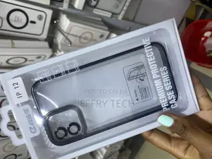Canshn iPhone 12 Clear Case With Metal Ring Camera Lense