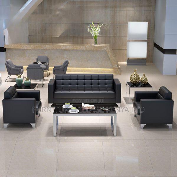 Office Sofas: Office Reception Area Seating Set for 5 - thumbnail 7