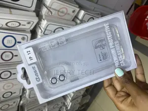 Qokey New Skin iPhone 12 Crystal Clear Case With Metal Lense