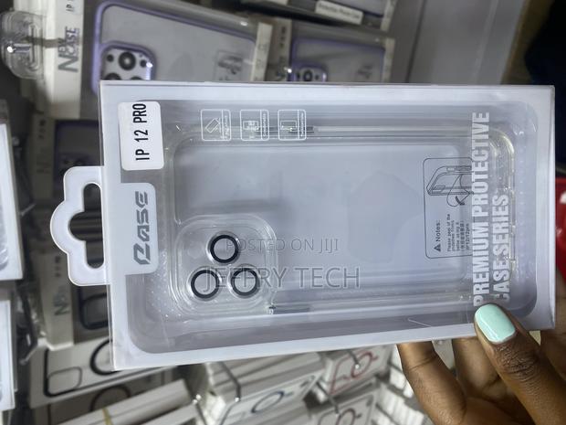 Infosun iPhone 12 Pro New Skin Clear Case With Metal Lense
