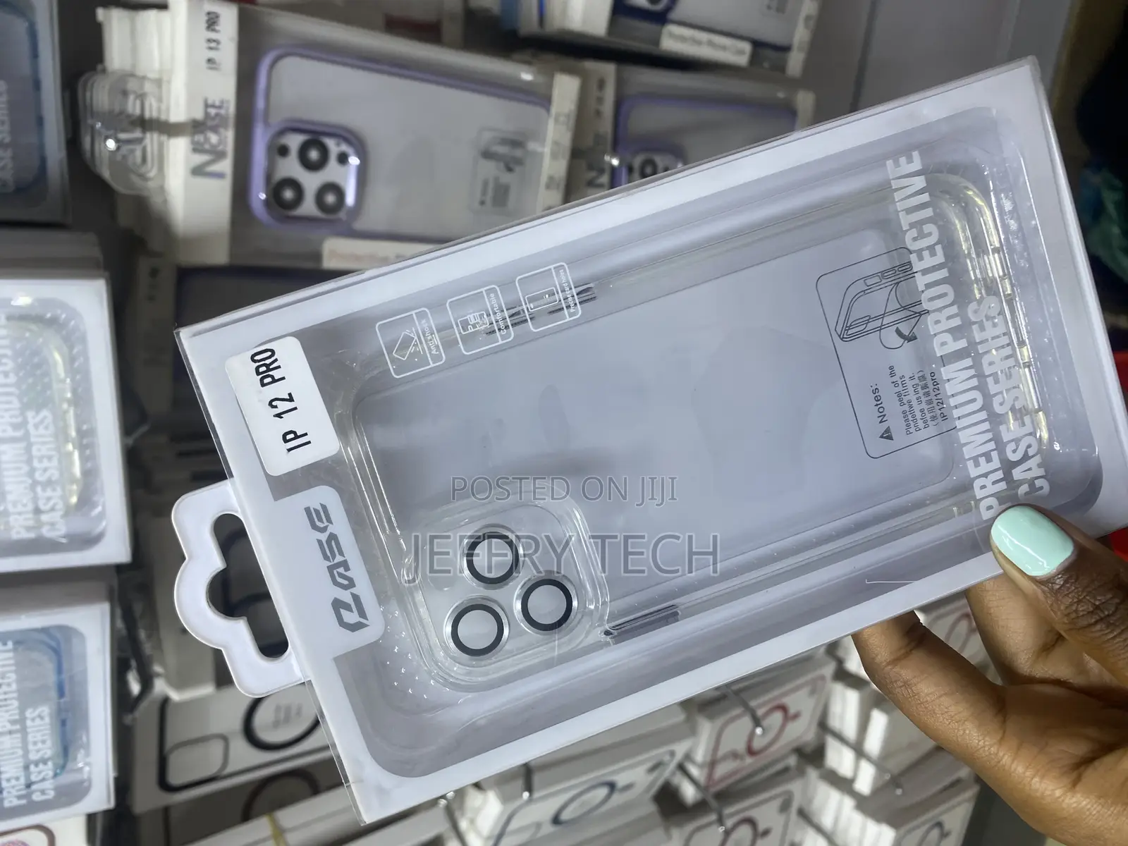 Infosun iPhone 12 Pro New Skin Clear Case With Metal Lense