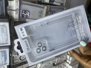 Infosun iPhone 12 Pro New Skin Clear Case With Metal Lense