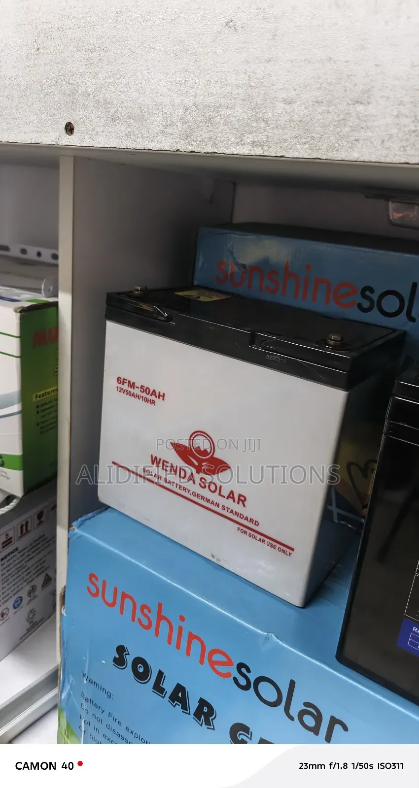 Wenda Solar Battery 12v 50ah