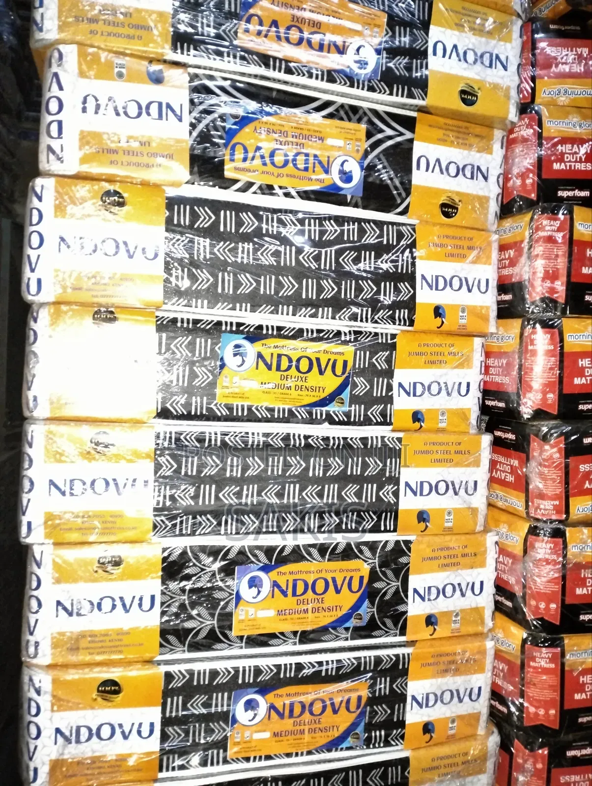 3 X 6 X 8 Ndovu Mattresses. Free Delivery