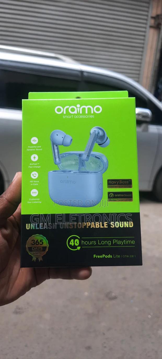 Freepods-Lite Heavy Bass Dynamic Sound-Ice Lake Blue.