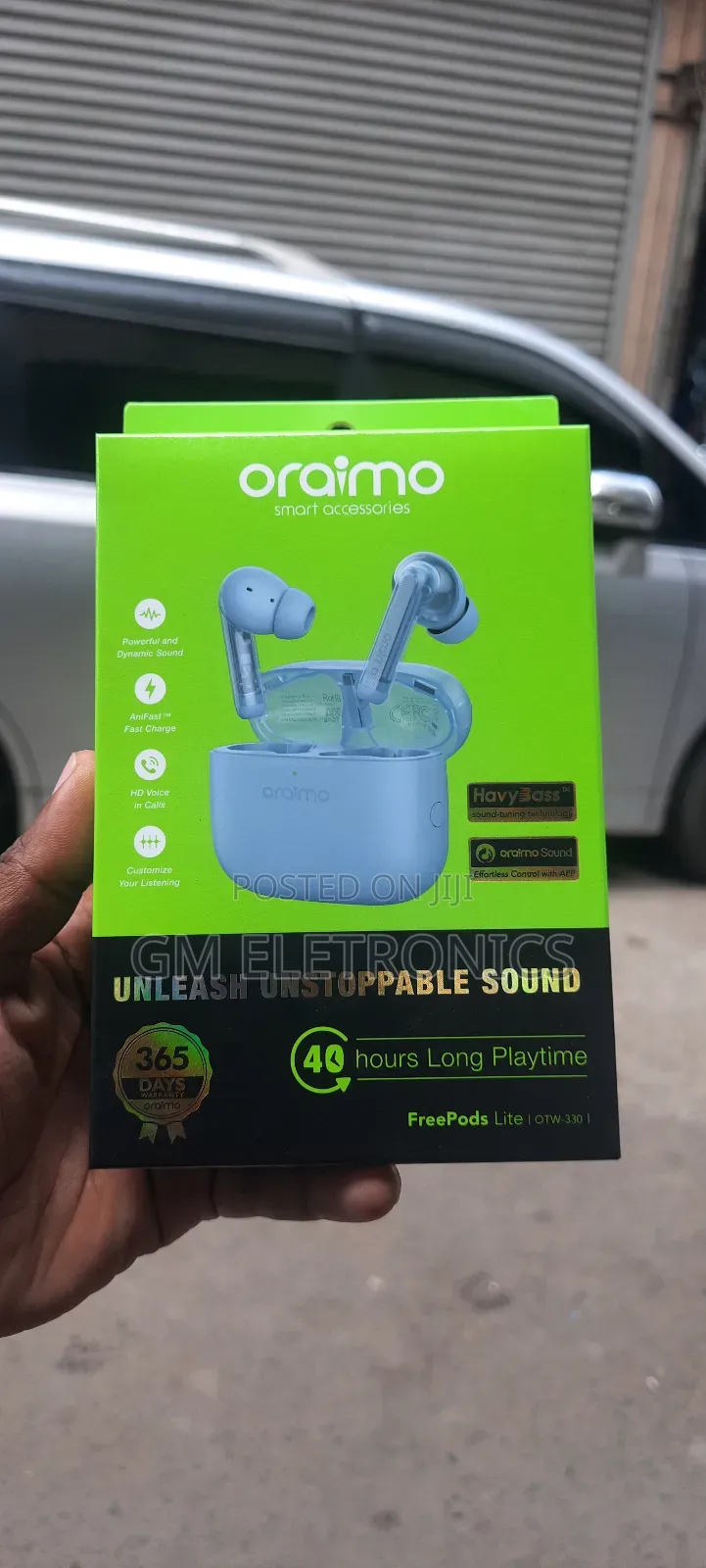 Freepods-Lite Heavy Bass Dynamic Sound-Ice Lake Blue.