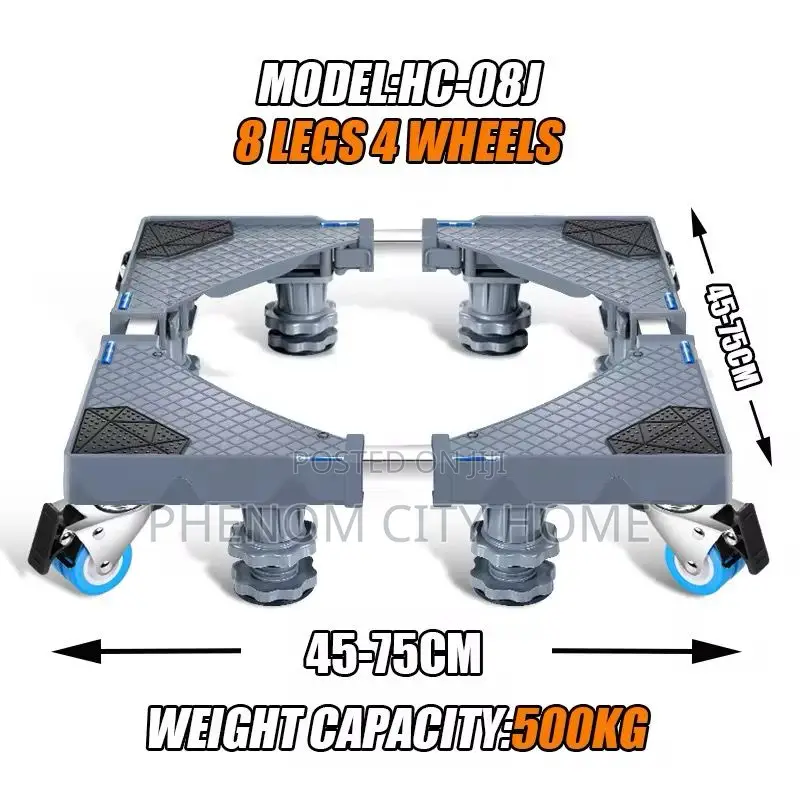 Heavy Duty Adjustable Washing Machine/Fridge Base