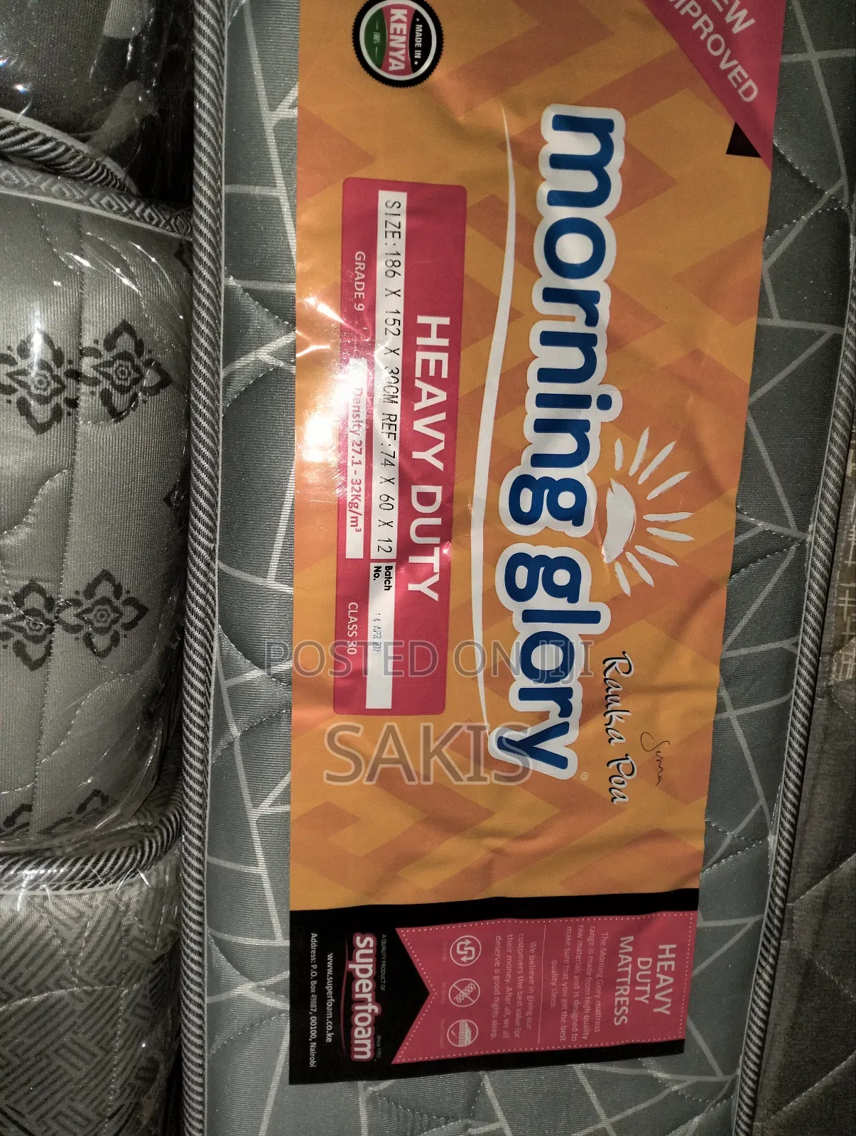 Superfoam 5 X 6 X 10 Heavy Duty Quilted Mattresses
