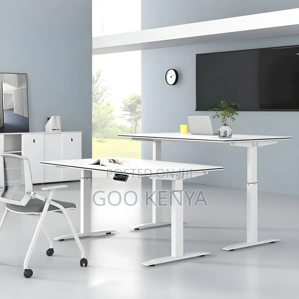 Office Desk ; 120cm Electric Office Standing Desk