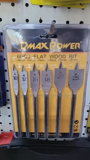 Flat Wood Bits Set 6pcs