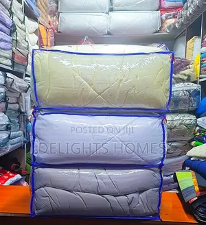 Stripped Cotton Binded Duvet Set-Sk