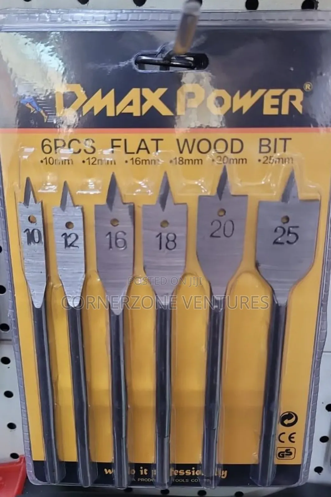 Flat Wood Bit Set 10-25mm