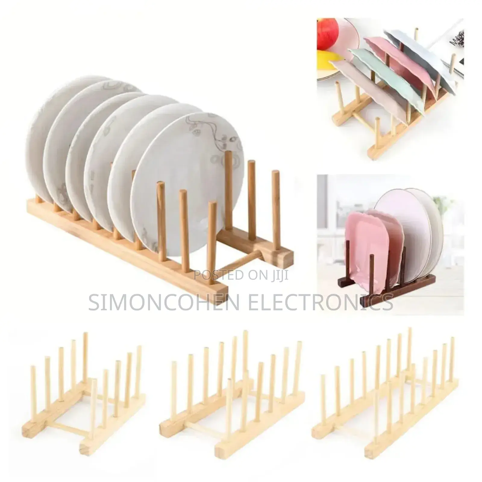 Bamboo Plate Holder