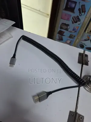 New Spiral Mini Hdmi to Hdmi Cable