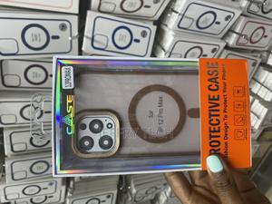 Bentoben iPhone 12 Pro Max Translusent B Brown Magsafe Case - thumbnail 2