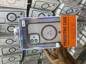 Supfine iPhone 12 Translucent Mate Brown Magsafe Case - thumbnail 2