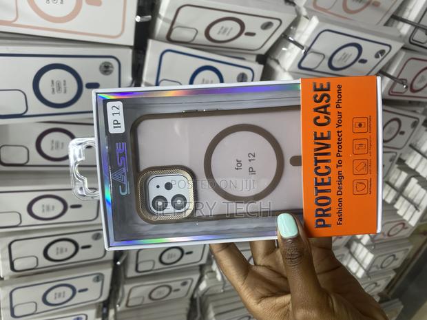 Supfine iPhone 12 Translucent Mate Brown Magsafe Case - main view