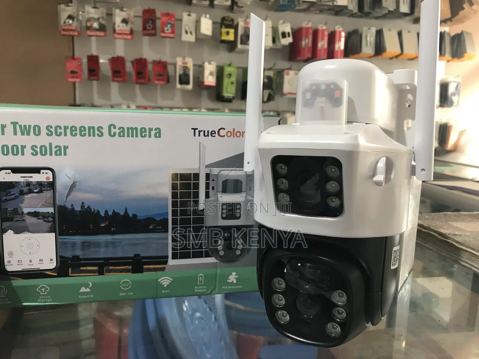 Solar Two Screens Outdoor Camera