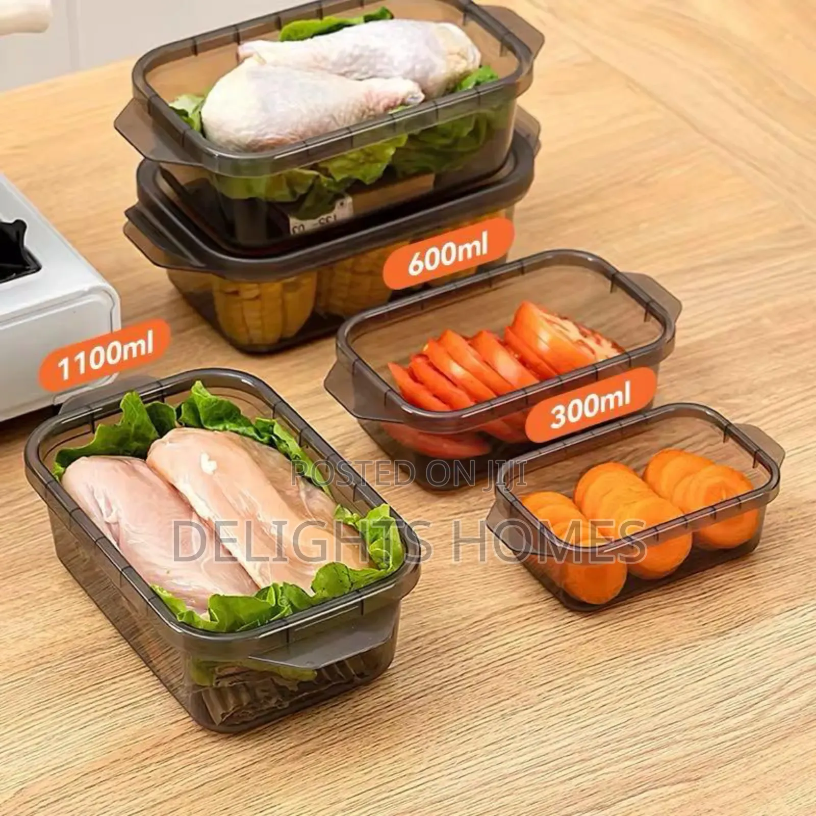 3pc Food Containers-X
